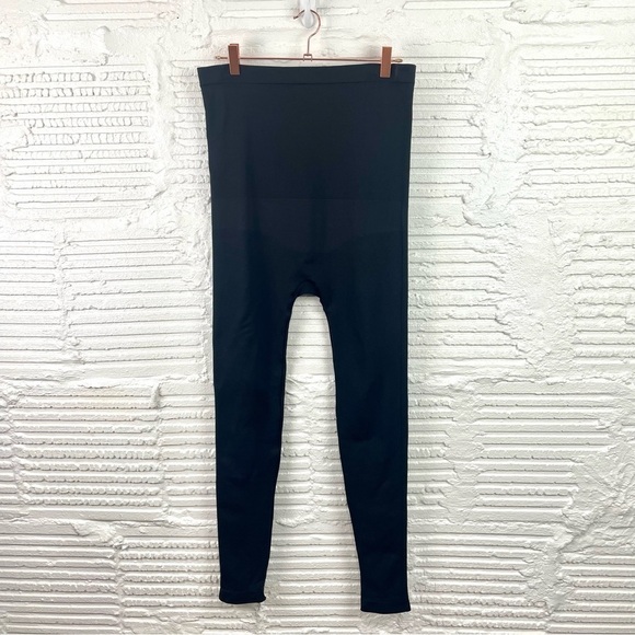 SPANX Look At Me Now High Waisted Seamless Leggings Black Athleisure Comfy XL - Picture 2 of 16